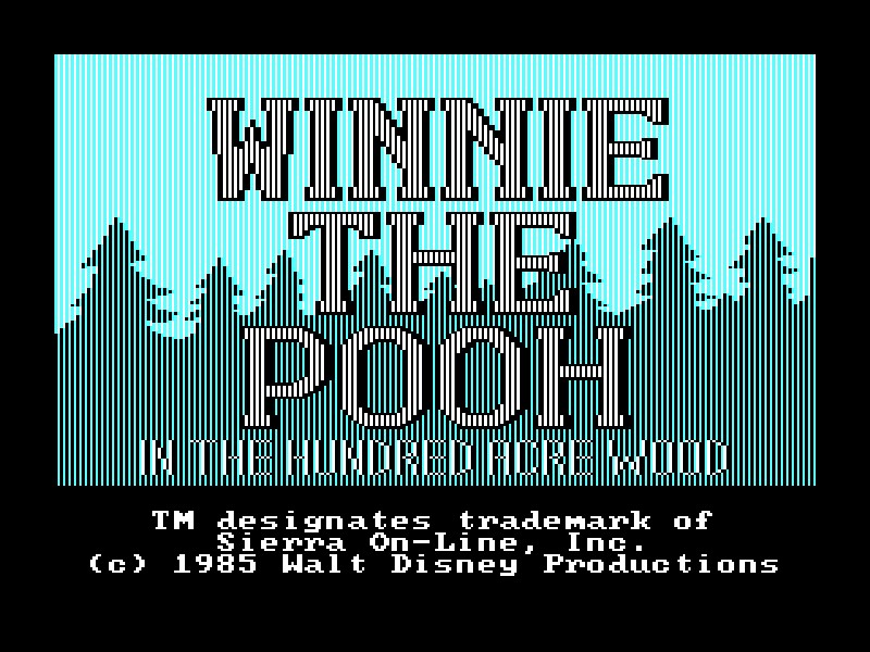 Winnie the Pooh in the Hundred Acre Wood